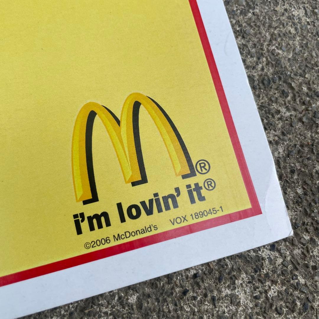 マクドナルド 看板 ポスター 雑貨 ストアディスプレイ ビンテージ