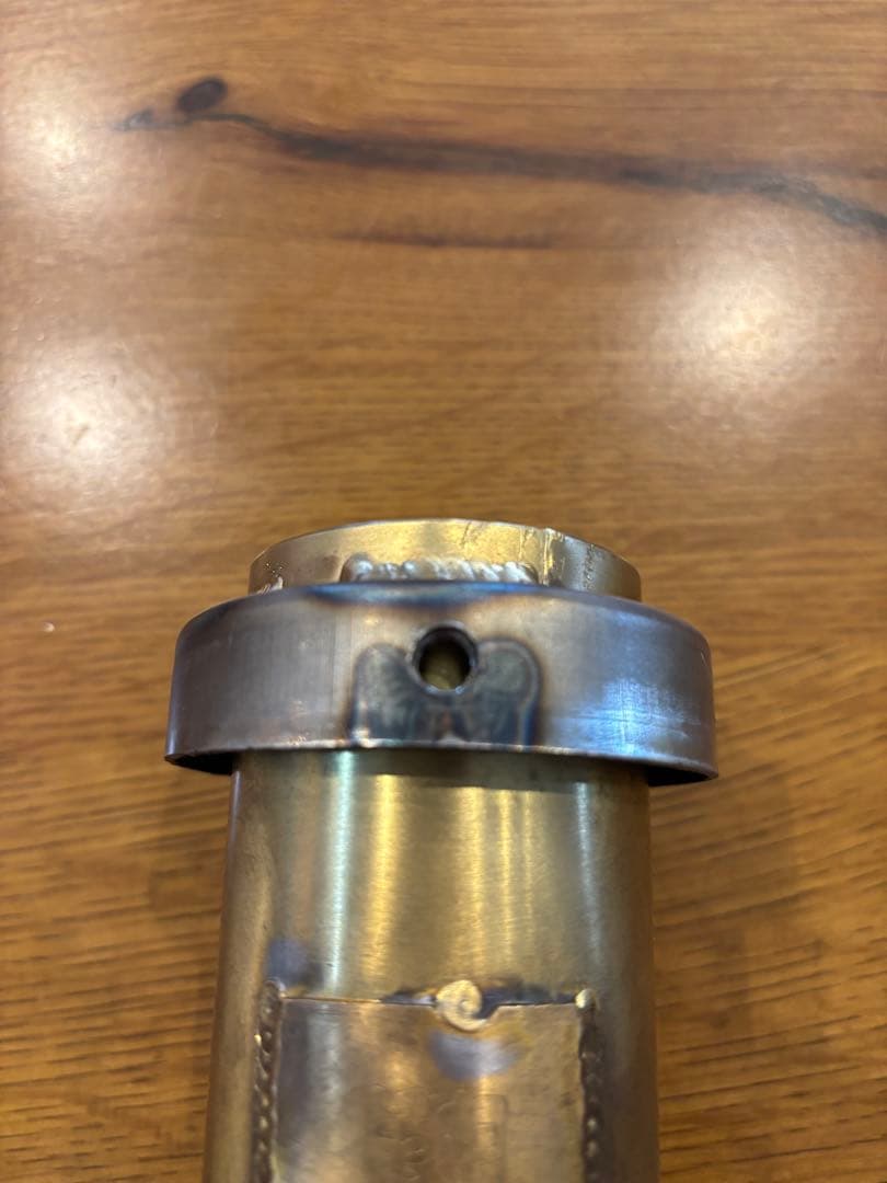 魁響ファクトリー 真鍮サイレンサー 70パイ カイキョウ バッフル