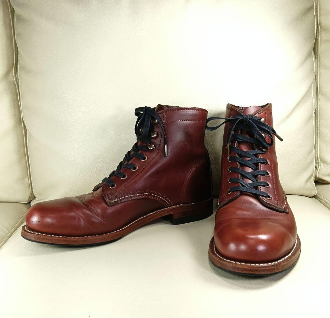 使用少！ウルヴァリン 1000マイルブーツ 茶芯！クロムエクセル 25.5cm