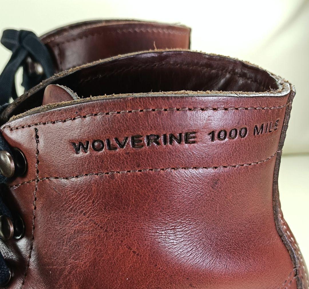 使用少！ウルヴァリン 1000マイルブーツ 茶芯！クロムエクセル 25.5cm