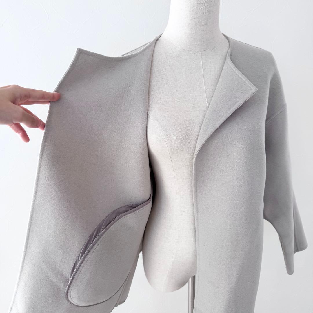 ユナイテッドアローズ／春先に♪ウールリバーノーカラー ショート