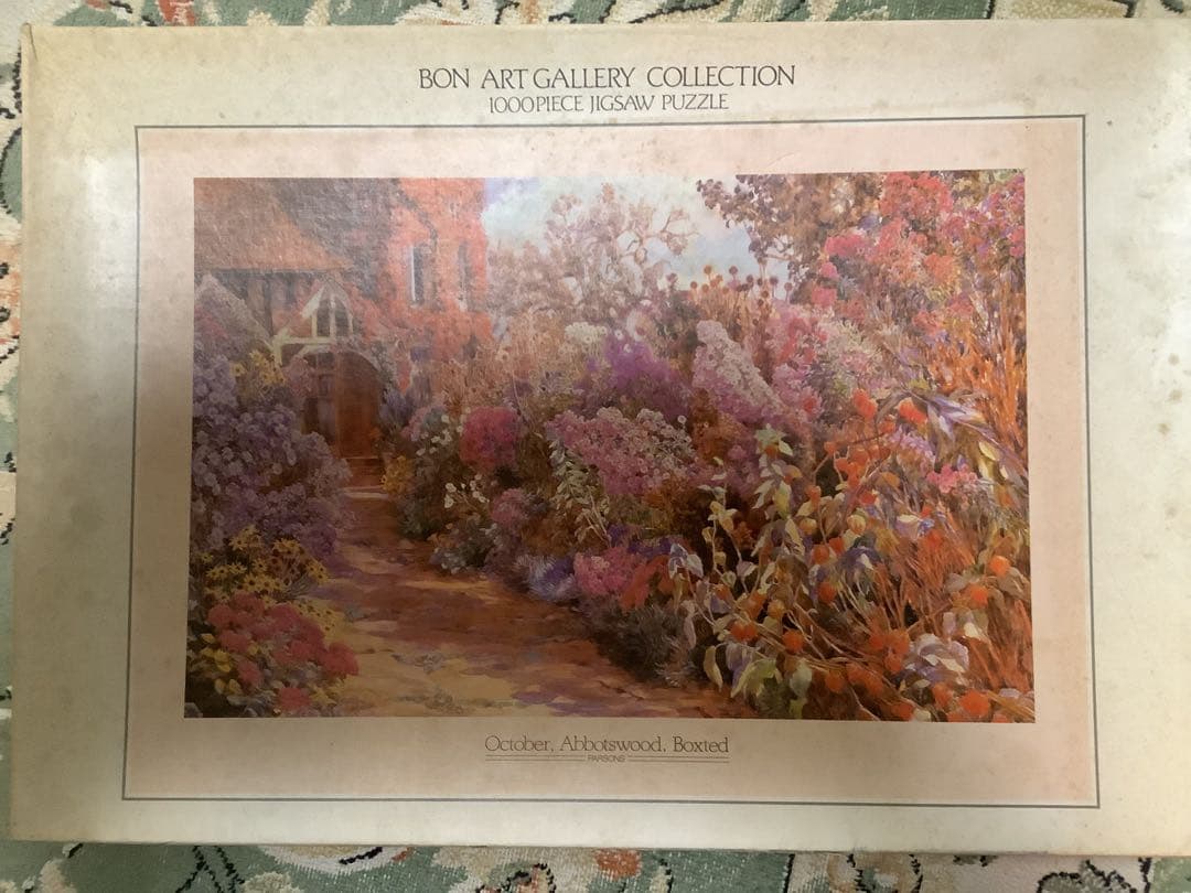ジグソーパズル 十月の庭 ベアトリス パーソンズ 1000ピース ※箱なし