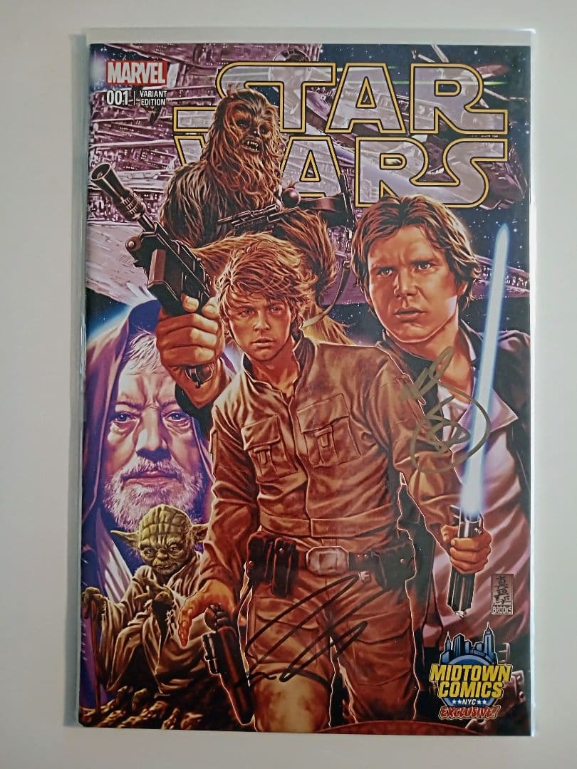 Star Wars☆Mark Brooks＆Jason Aron直筆サインカバー 人気