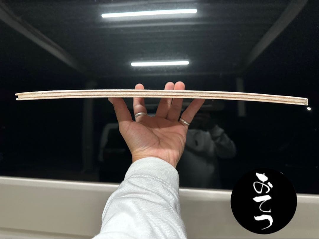 エコフロー WAVE2 運転席側小窓用ダクトパネル 未塗装