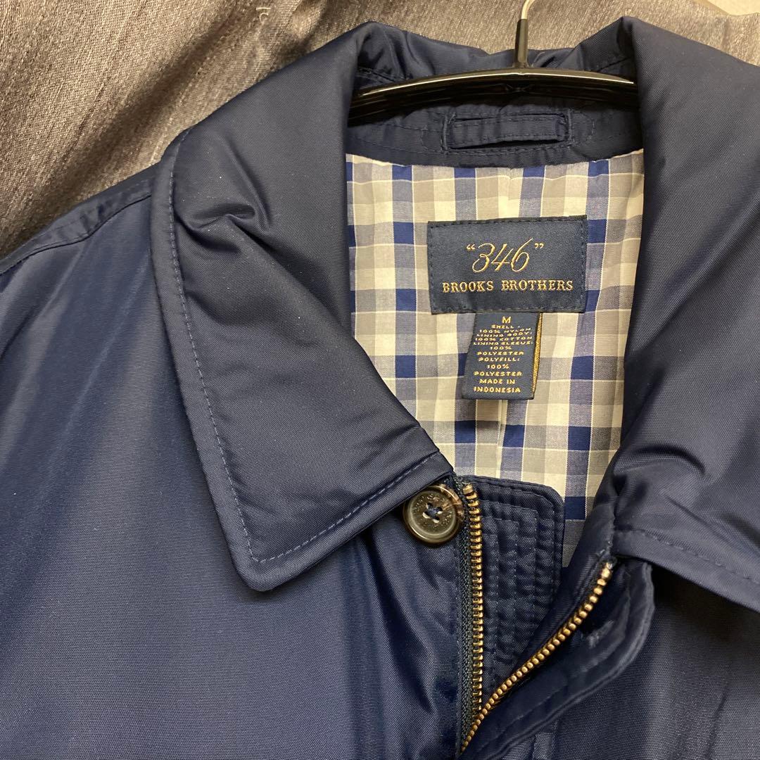 ブルックスブラザーズ 346 フィールドジャケット 紺 L相当 チェック