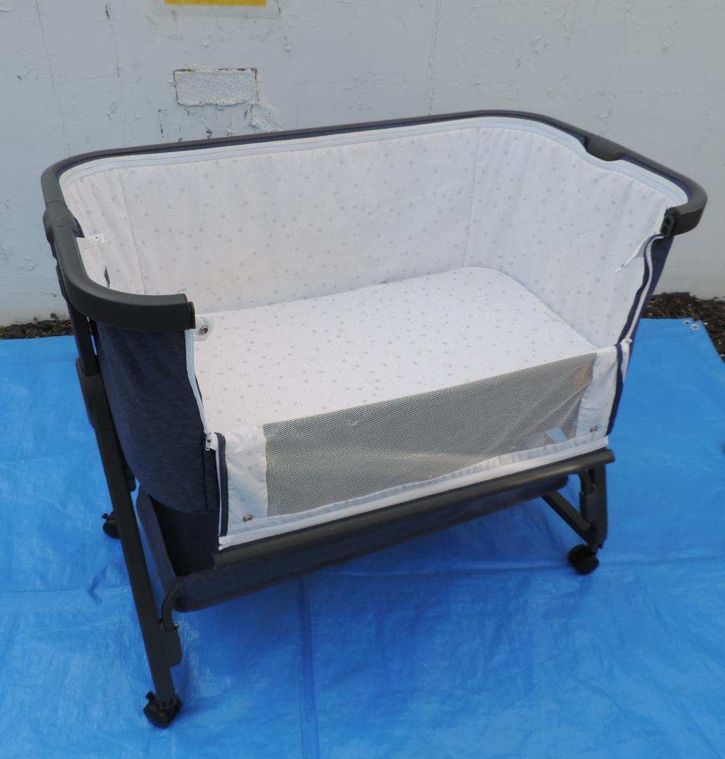綺麗/HZDMベビーベッド/0～36カ月/ベッドサイドベッドとしても/清掃