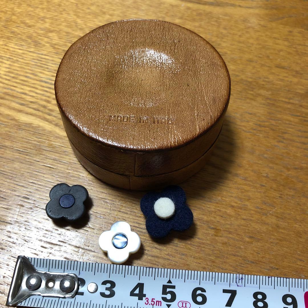 LARDINIラルディーニブートニエール 3点セット シェル/ウッド/フェルト