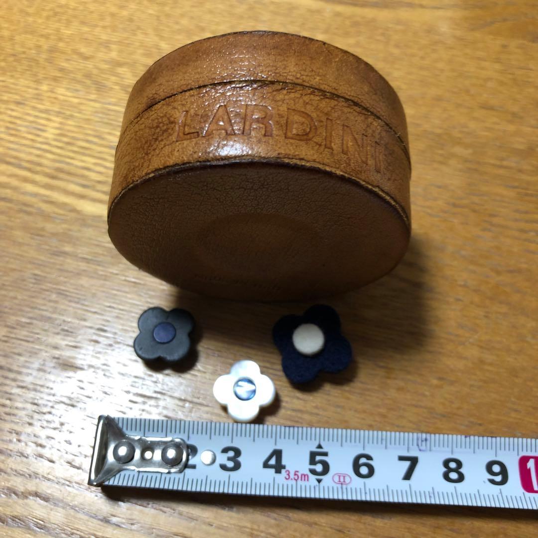 LARDINIラルディーニブートニエール 3点セット シェル/ウッド/フェルト