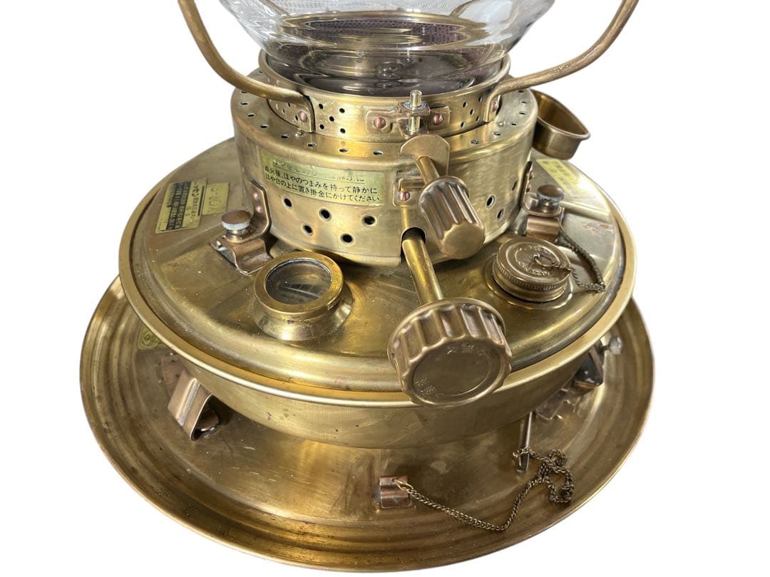 ニッセン 日本船燈 フリージア ゴールドフレーム レトロ ストーブ IS