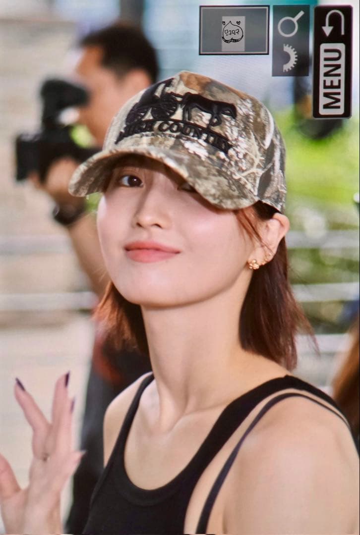 新品 TWICE MOMO モモ着用 NEW ERA ニューエラ キャップ 帽子 NEW ERA - 【TWICEモモ着用！】3D flower capの通販 by りーー's shop