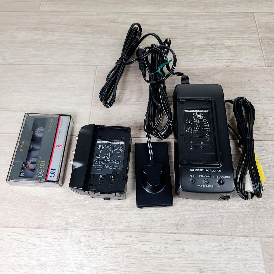 SHARP シャープ 8ミリビデオカメラ VL-EL310 レトロ - メルカリ