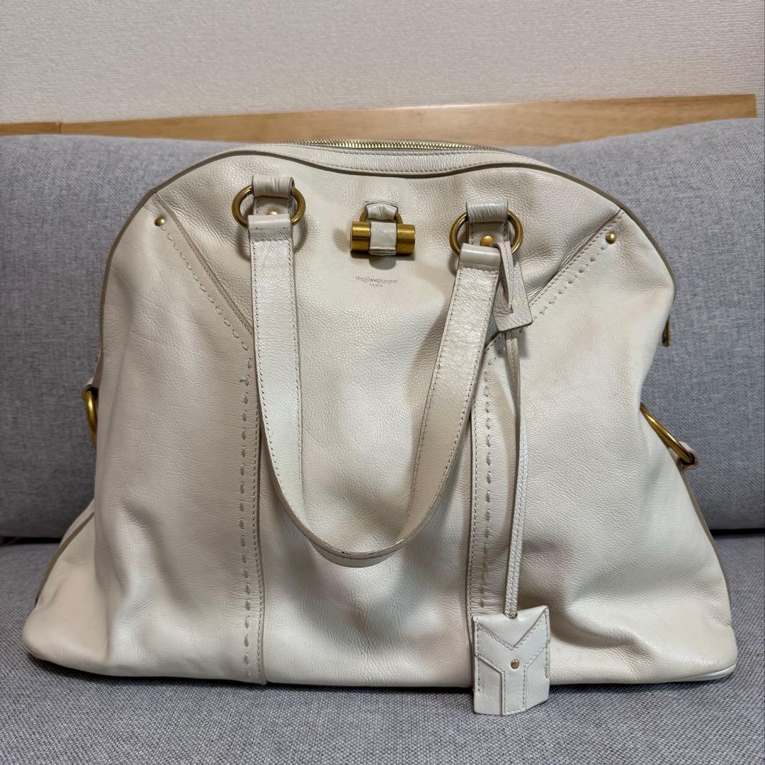 Yves Saint Lauren レザーバッグ Burgundy Le 5 à 7 Supple small leather shoulder bag | SAINT