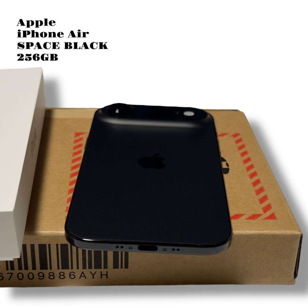 新作！ Apple iPhone Air エアー スペースブラック黒 256GB - メルカリ