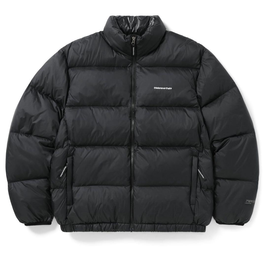 ネバザ thisisneverthat ダウンジャケット ブラック - メルカリ