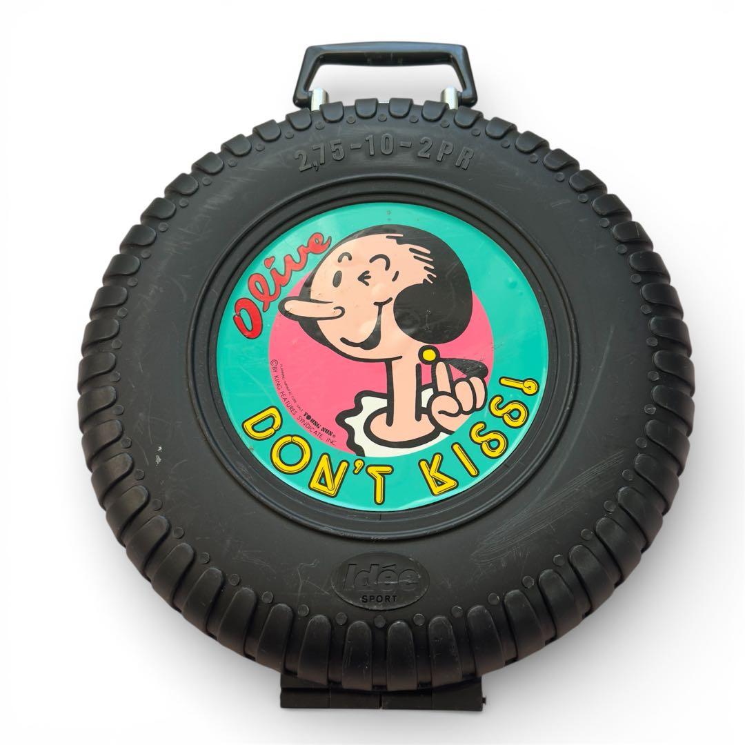 希少品】ポパイ オリーブ タイヤ型 キャリングケース Idee Sport