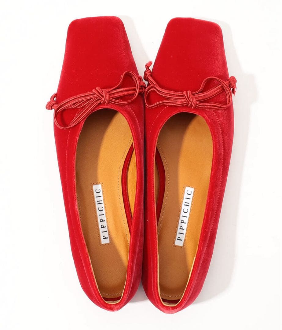 【新品】PIPPICHIC フラットシューズ　37.5 size PIPPICHIC AMBER COCO フラットシューズ （フラットシューズ