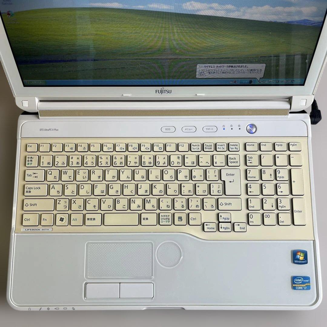 ☆格安美品XP☆富士通15.6インチ大画面長時間バッテリー第3世代i7