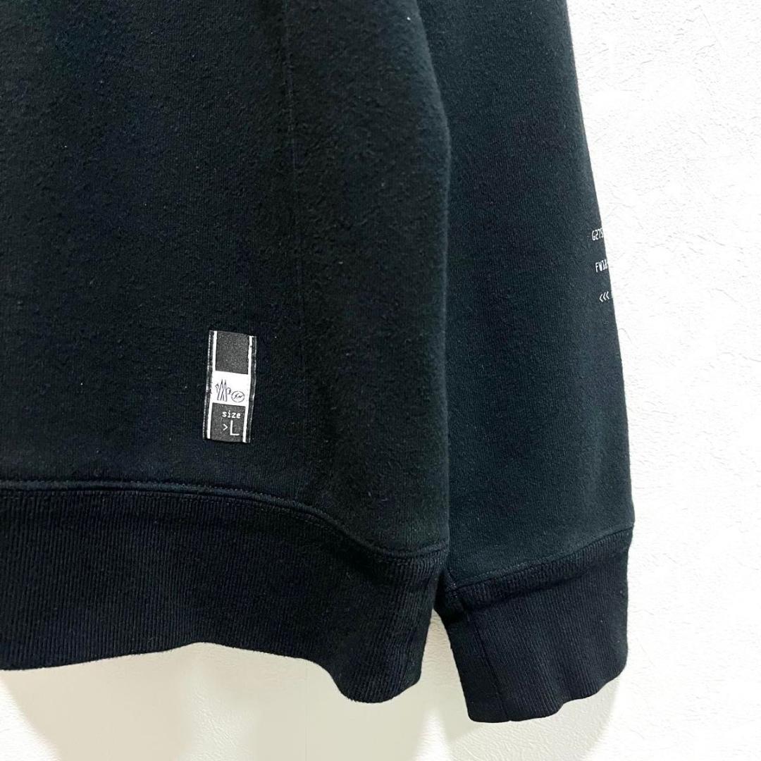 MONCLER × fragment design スウェット ブラック L - メルカリ