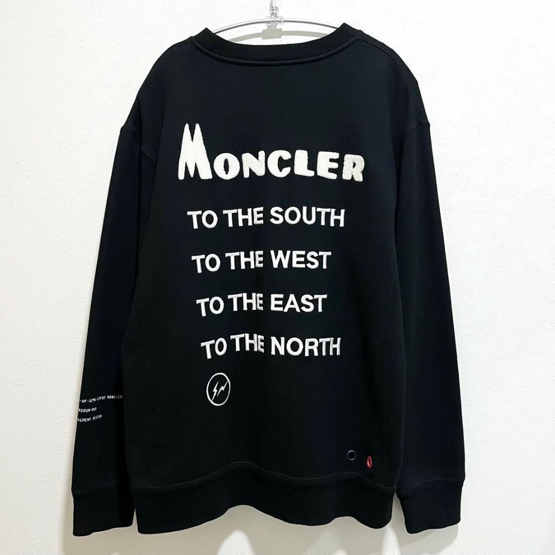 MONCLER × fragment design スウェット ブラック L - メルカリ
