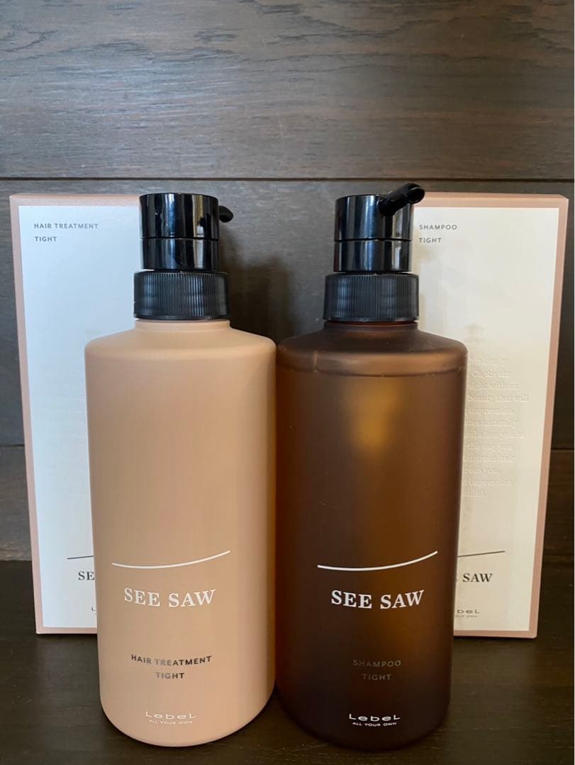 SEE SAW タイト　シャンプー ヘアトリートメント セット 楽天市場】【セット】ルベル シーソー SEE/SAW T タイト 500mLセット