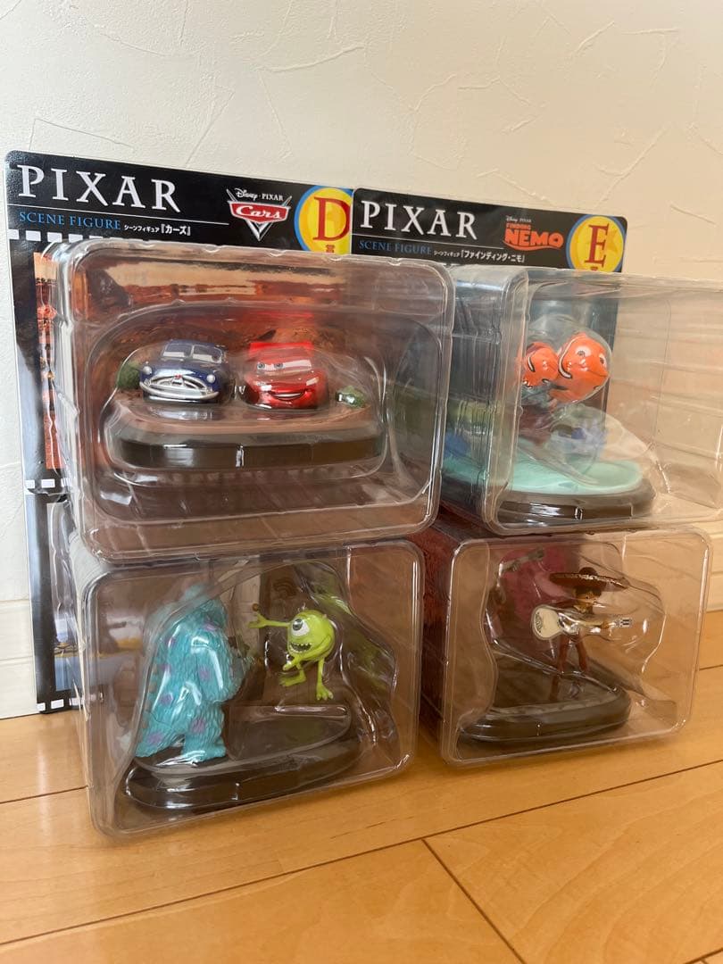 PIXAR シーンフィギュア 4体セット ピクサー ハッピーくじ - その他新着