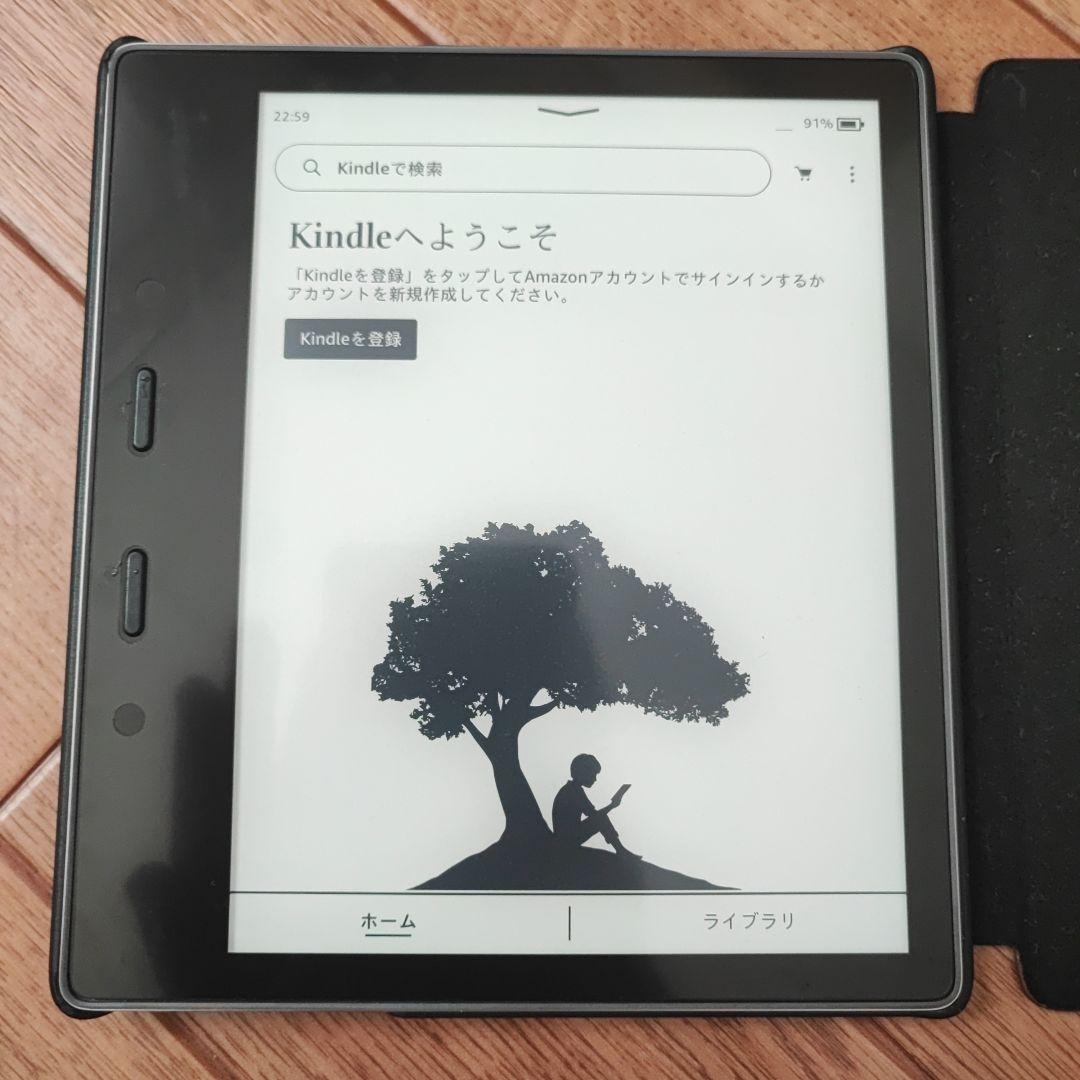 Kindle Oasis 第10世代 32GB 広告無し 純正レザーケース付きの通販はau