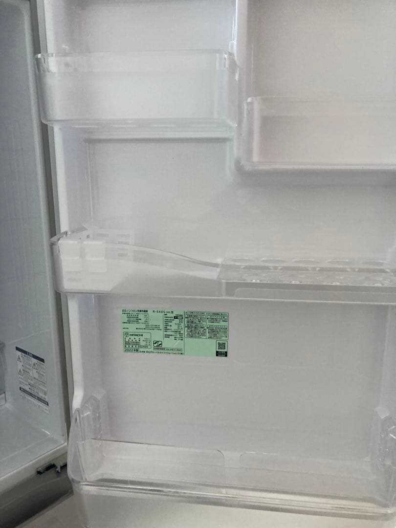 HITACHI 冷蔵庫 2022年製 400L R-S40S - メルカリ