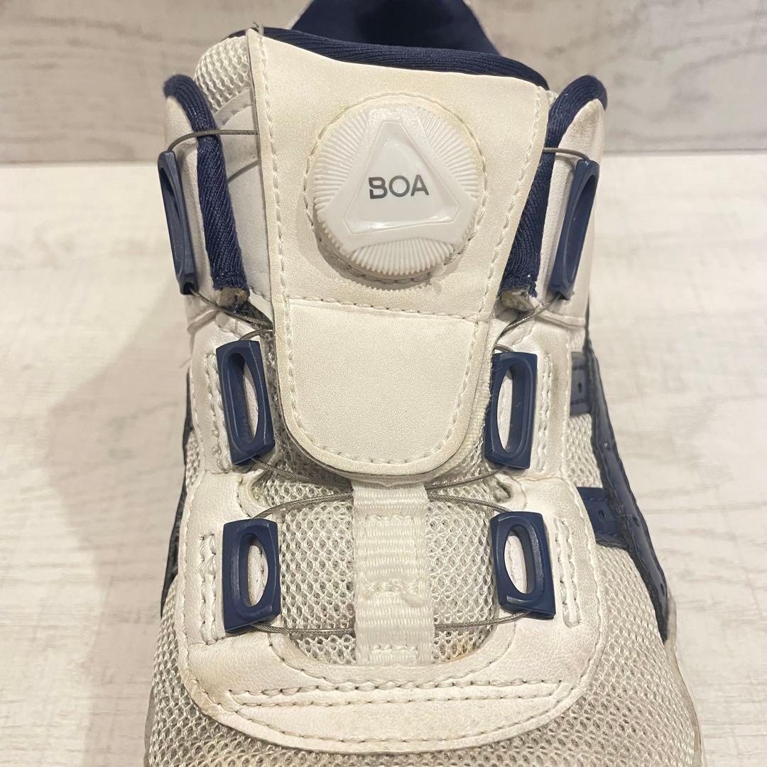 アシックス] 安全靴 作業靴 ウィンジョブ CP209 BOA 白 紺 中古 - メルカリ