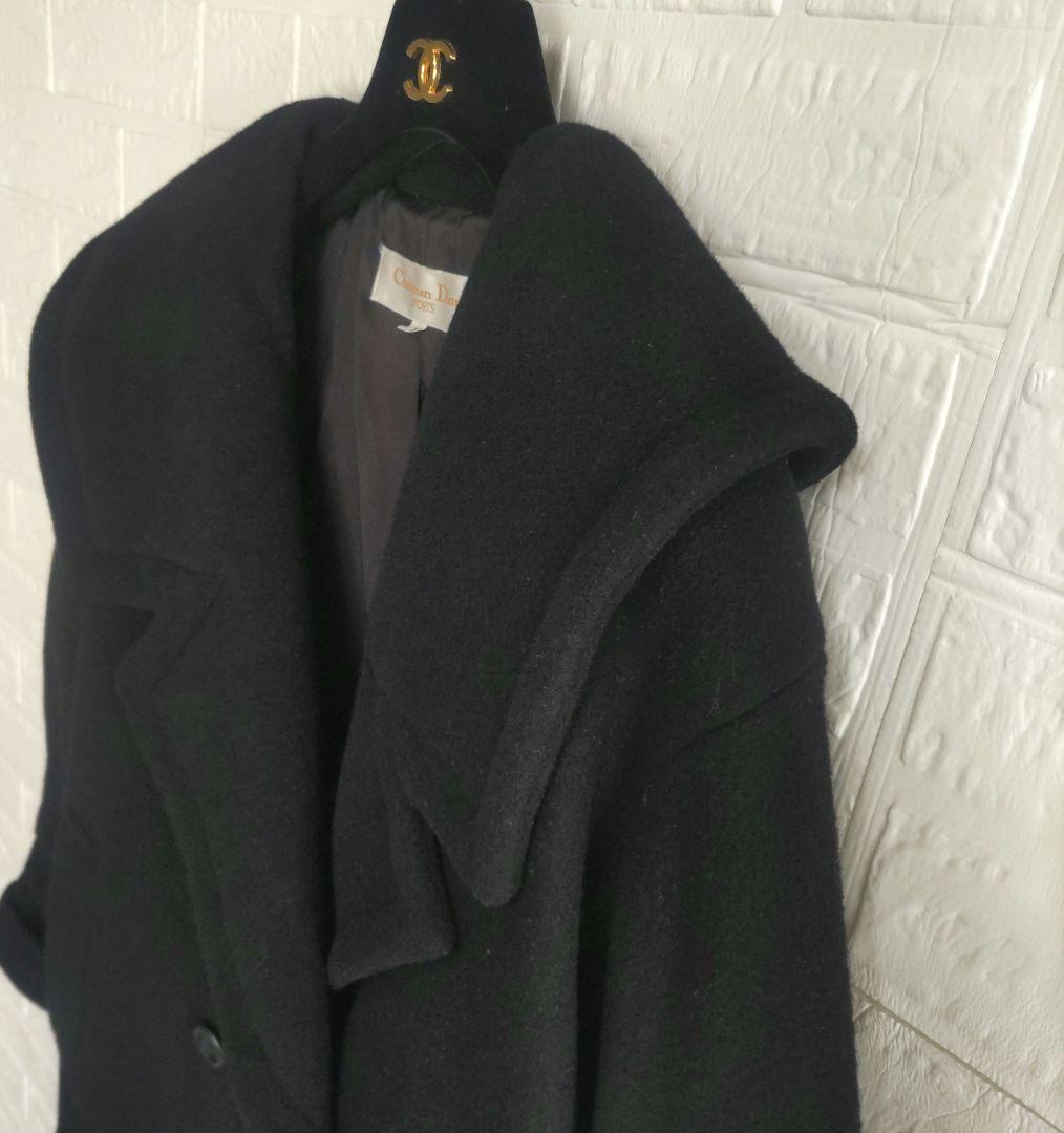 Christian Dior ウール ビッグカラー Pコート ショートコート
