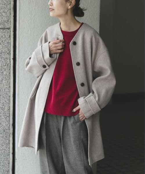 FORK&SPOON　ウールノーカラーコート FORK&SPOON ウールノーカラーコート｜アーバンリサーチの通販｜&mall