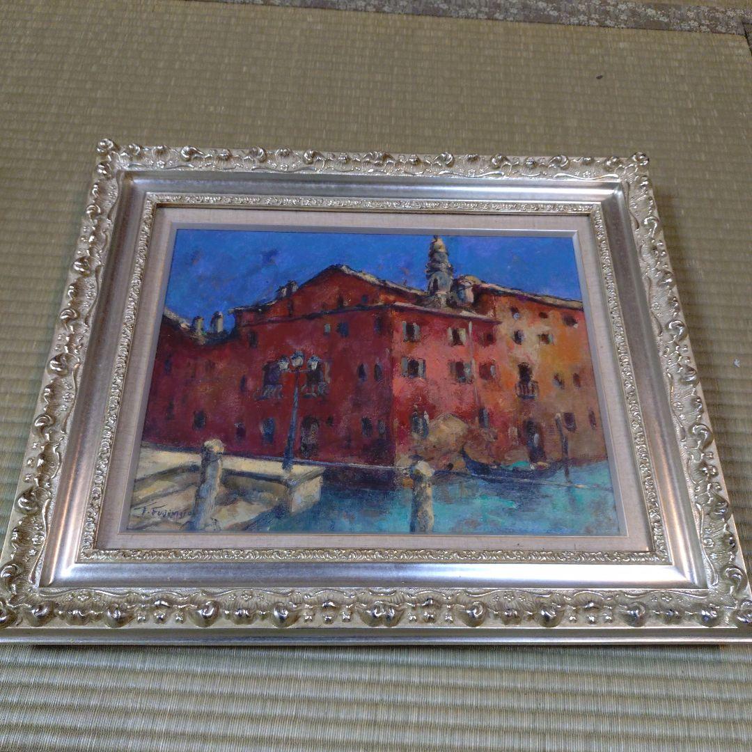 藤本東一郎　油彩画 藤本東一郎 油彩画 藤本東一郎 油彩画 Yahoo!オークション - 藤本東一