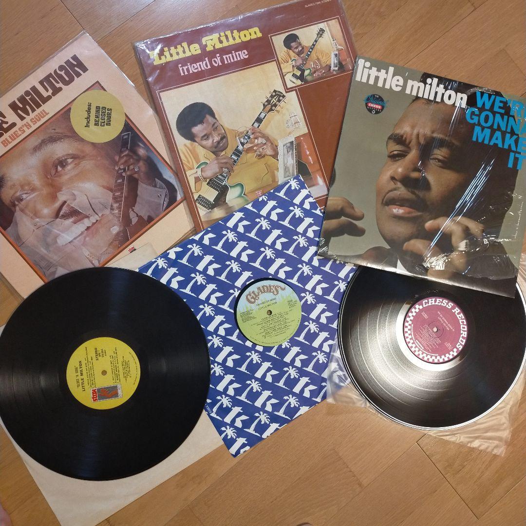 ↓値引LITTLE MILTON LP 3枚組 ブルース&ソウル ギタリスト - メルカリ