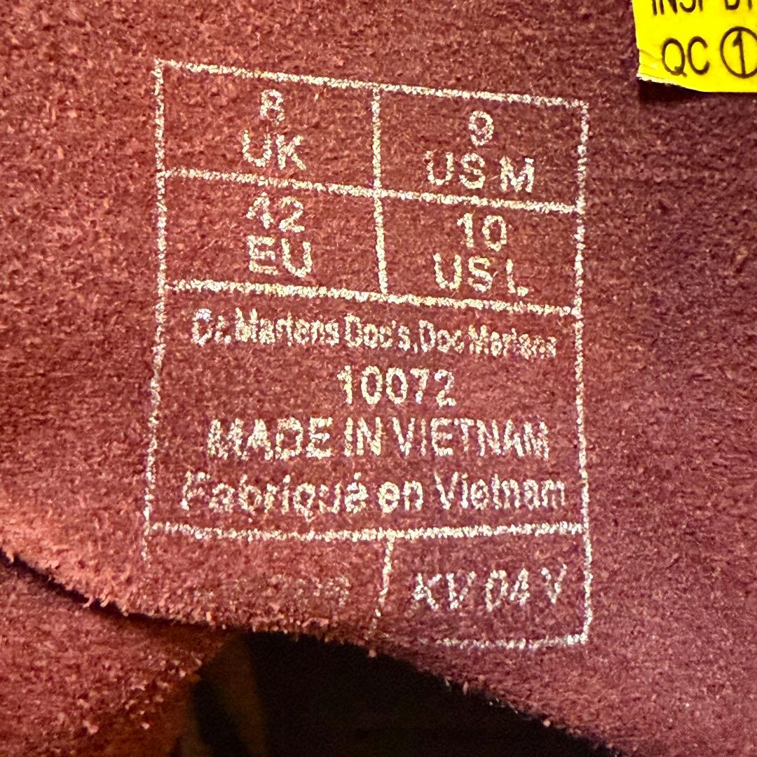 【再値下げ】Dr.Martens 8ホール 26.5cm UK8 チェリーレッド