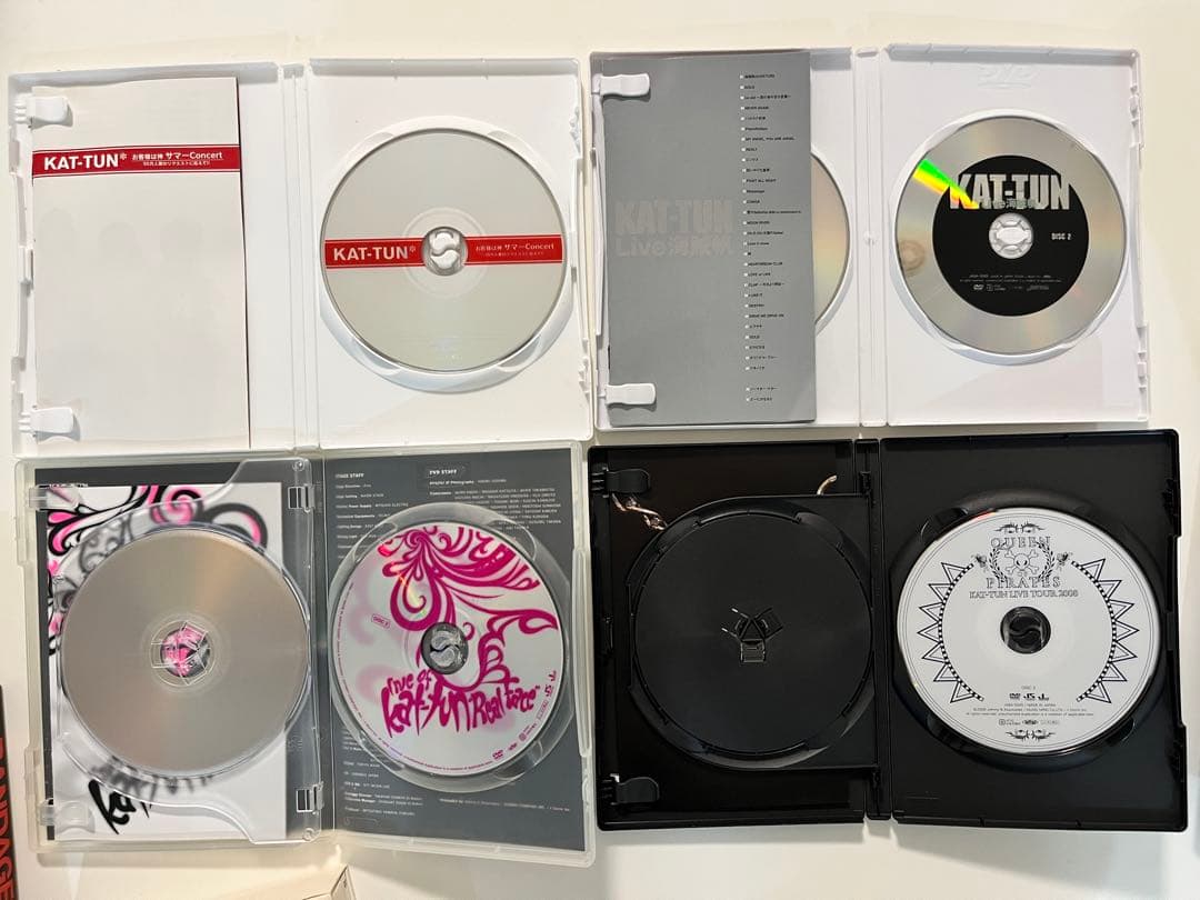 6人フルメンバー時代 KAT-TUN LIVE DVD 5点セット - メルカリ