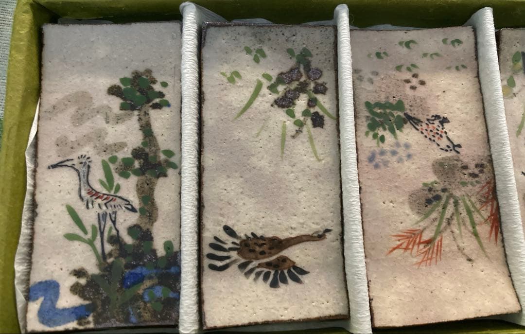 京焼 清水焼 花鳥乾山十二月 箸置揃 - 食器最 安値 で