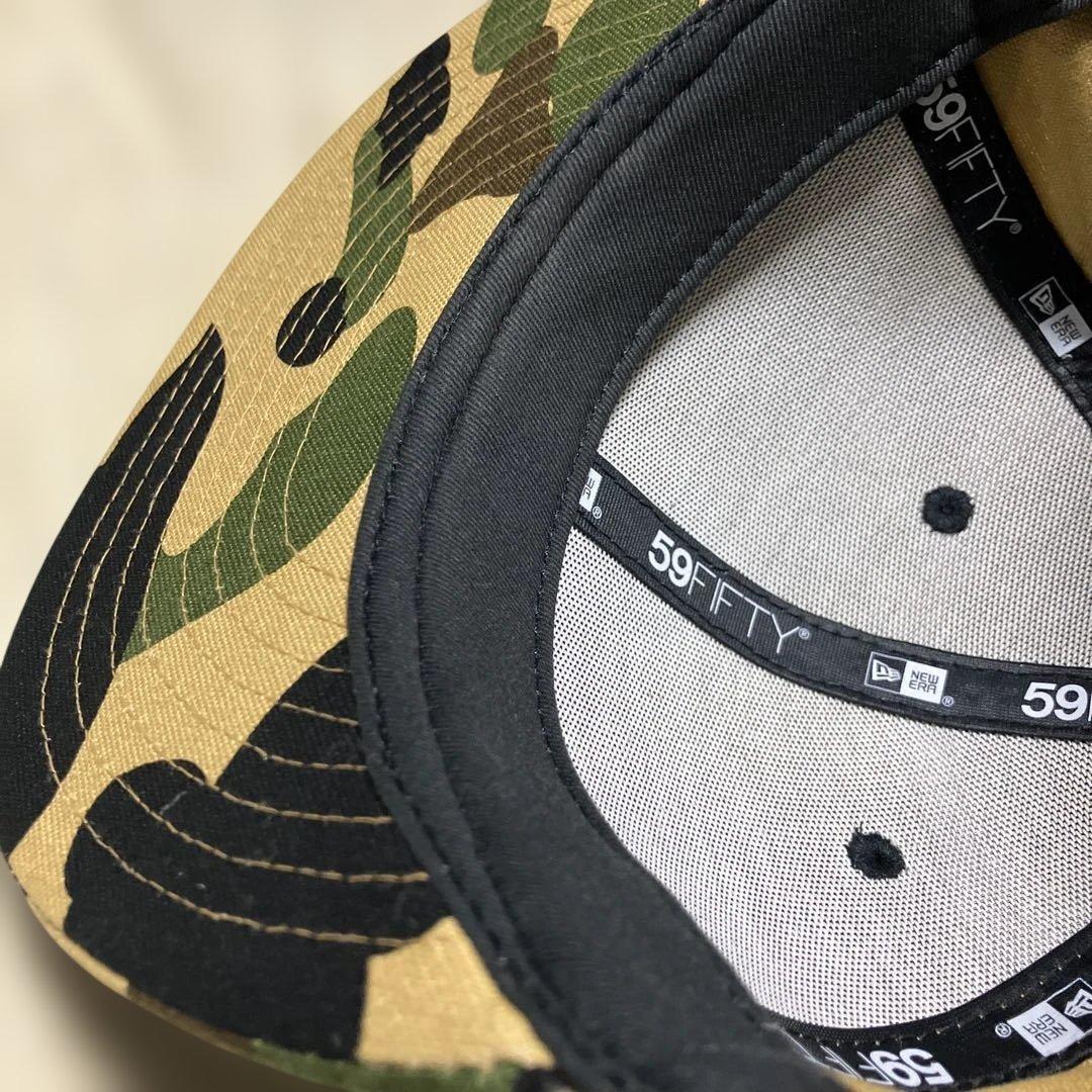 APE New Era 59fifty 迷彩 キャップ 59.6cm