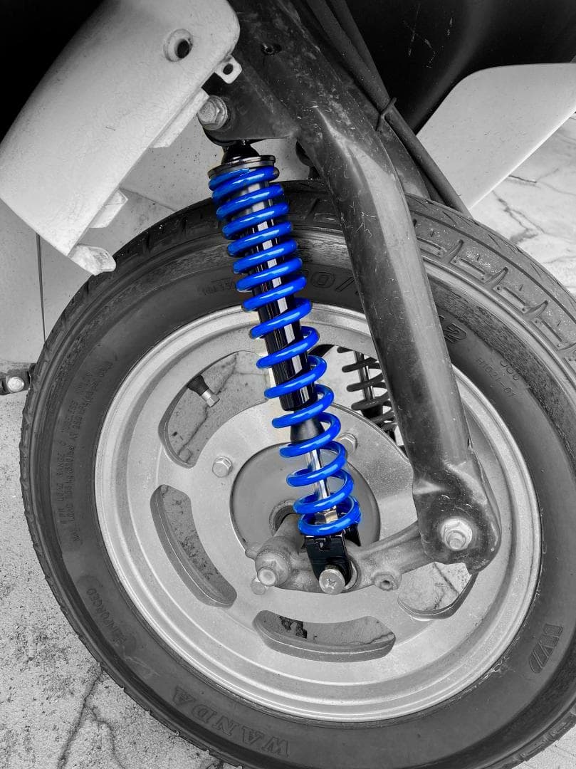 ホンダ ジャイロキャノピー全車適合 フロントサスペンション (青黒) 二本セット ホンダ ジャイロキャノピー全車適合 フロントサスペンション (赤黒) 二