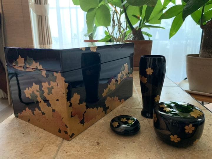 人間国宝 一后一兆 茶箱 春秋揃 漆芸 茶道具セット