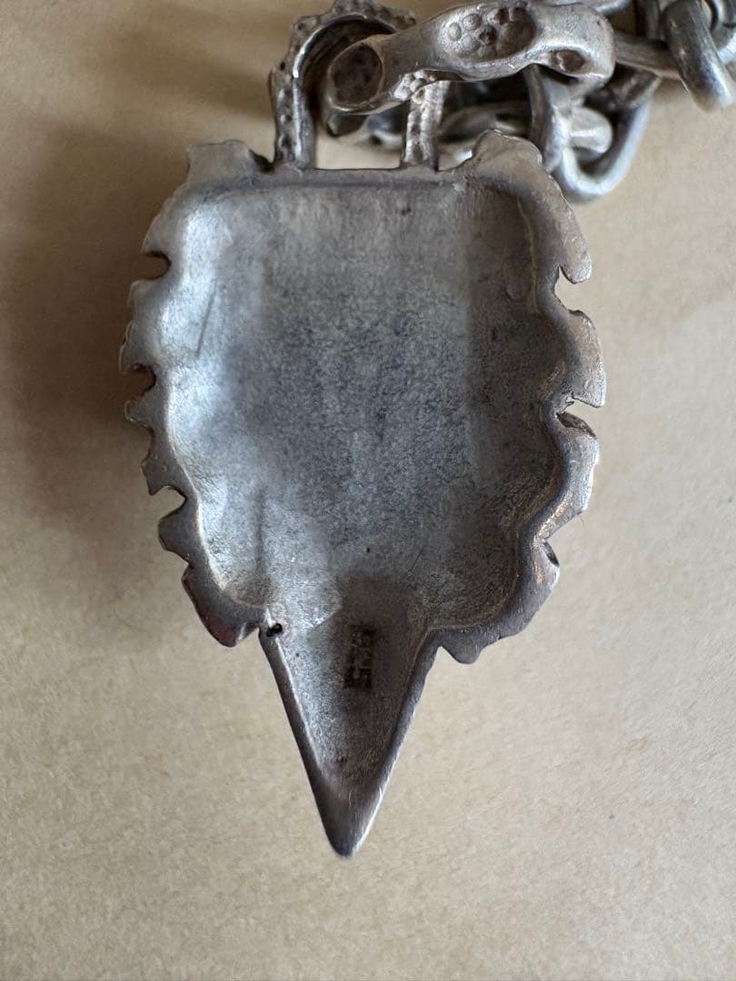 《一点物》メンズ　シルバー silver925 ネックレス　y2k ゴシック