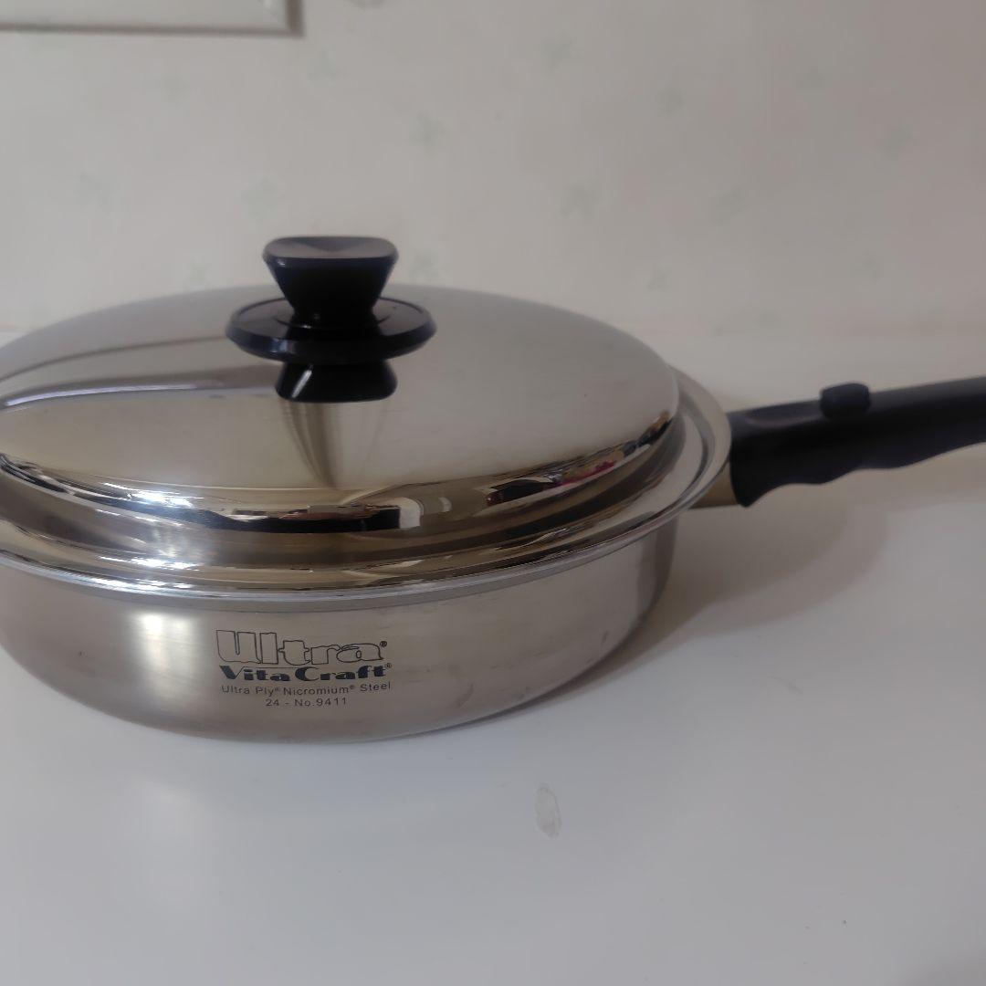 ビタクラフトウルトラUltra VitaCraft 蓋付きフライパン 24.5 Vita Craft（ビタクラフト） フライパン 24.5cm IH対応 Vシリーズ