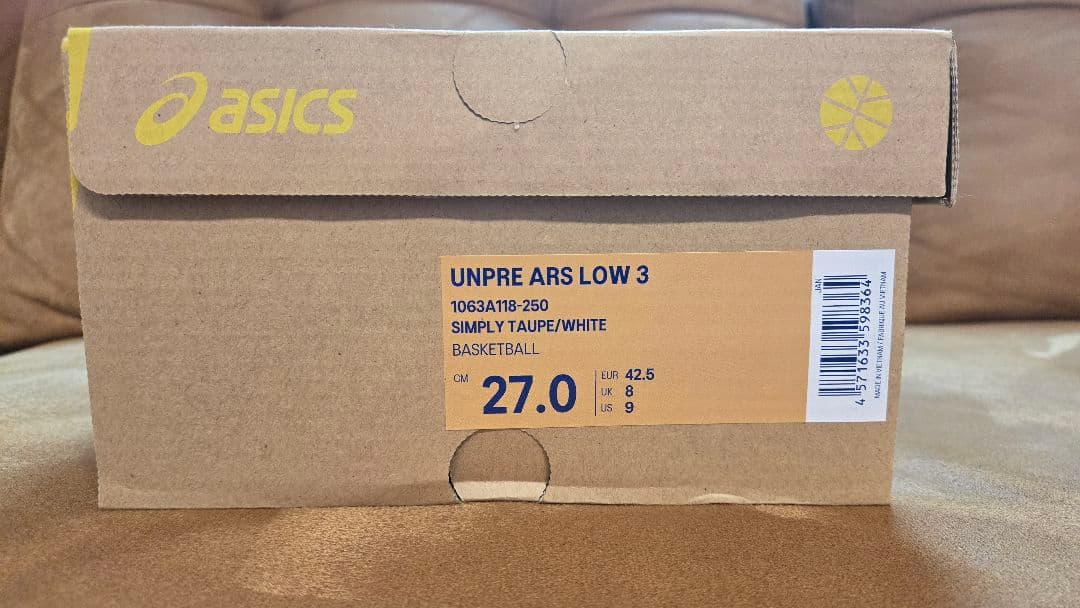 アシックス　ボーラホリック　コラボ　UNPRE ARS LOW 3　27.0cm