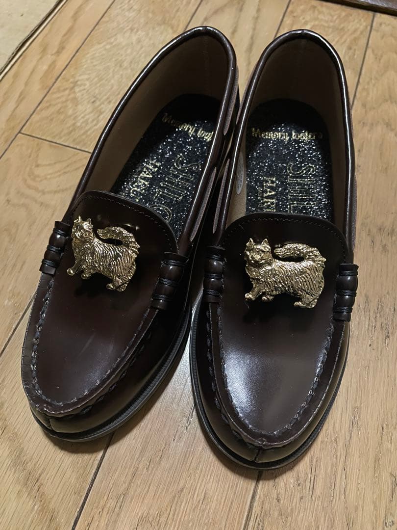 SIIILON HARUTA コラボローファー 猫　ダークブラウン　Bella シーロンがハルタとのコラボローファー発売、「星降る夜」をイメージ