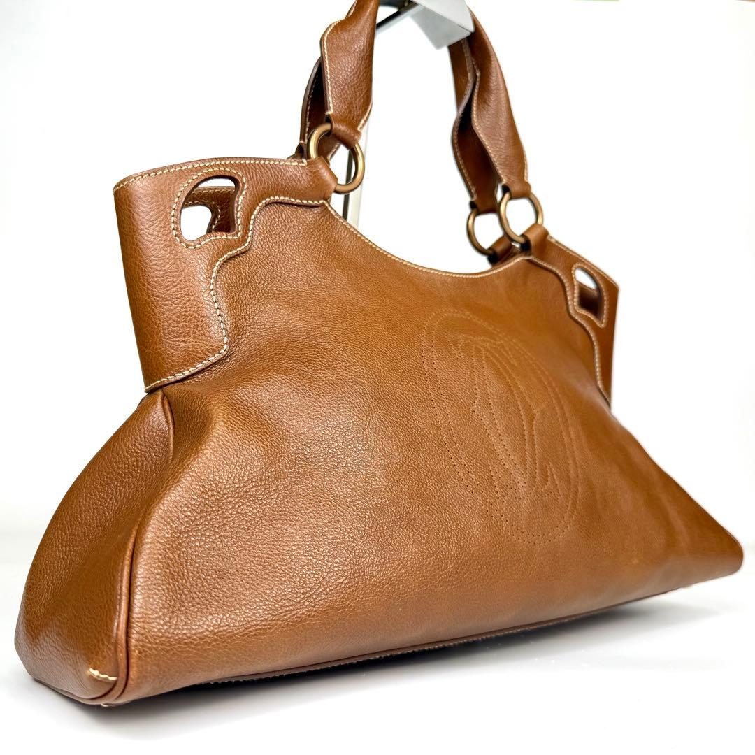 美品 カルティエ マルチェロ マストライン レザー ハンドバッグ - メルカリ