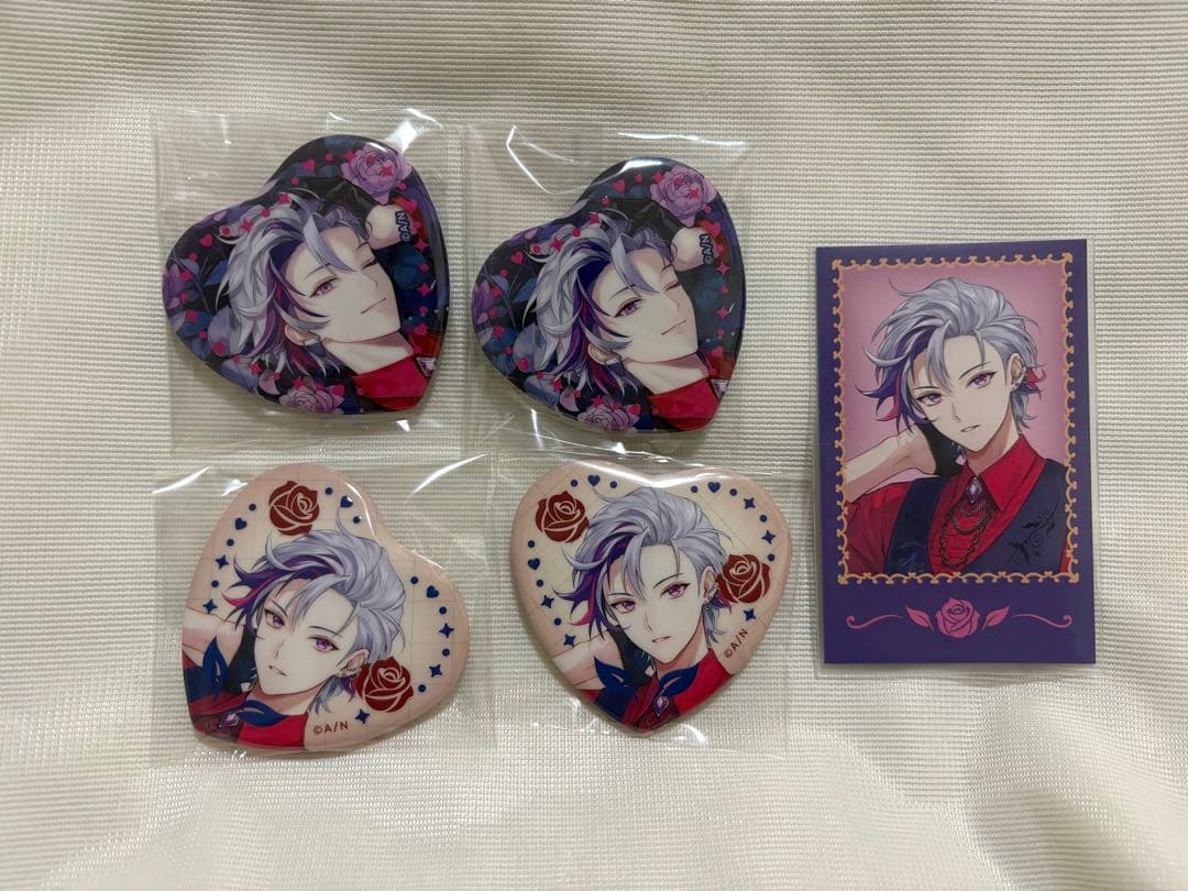 にじさんじ rose Valentine 不破湊 チェキ 缶バッジ - メルカリ