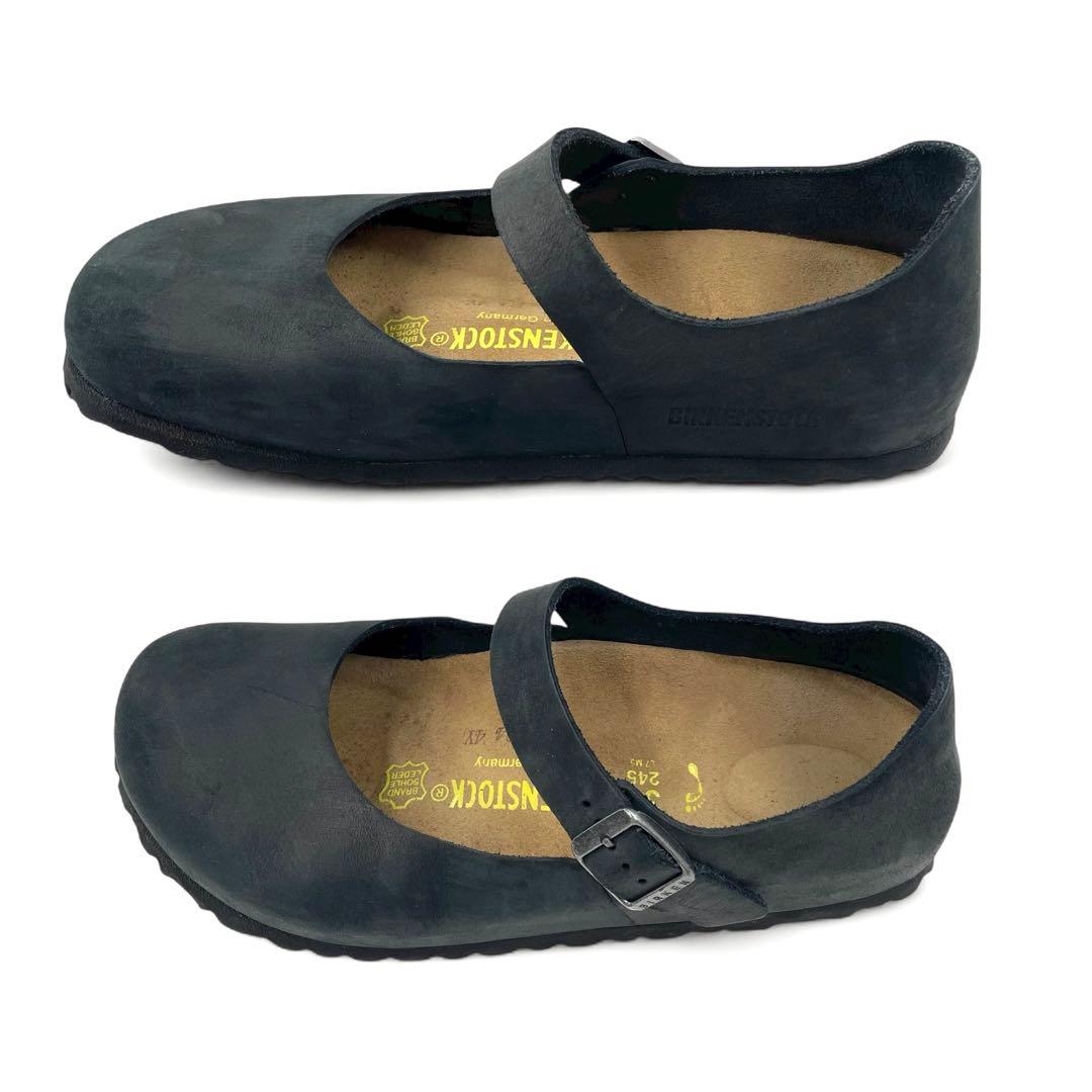 【美品】 ビルケンシュトック マントバ 24.5cm メリージェーン ブラック