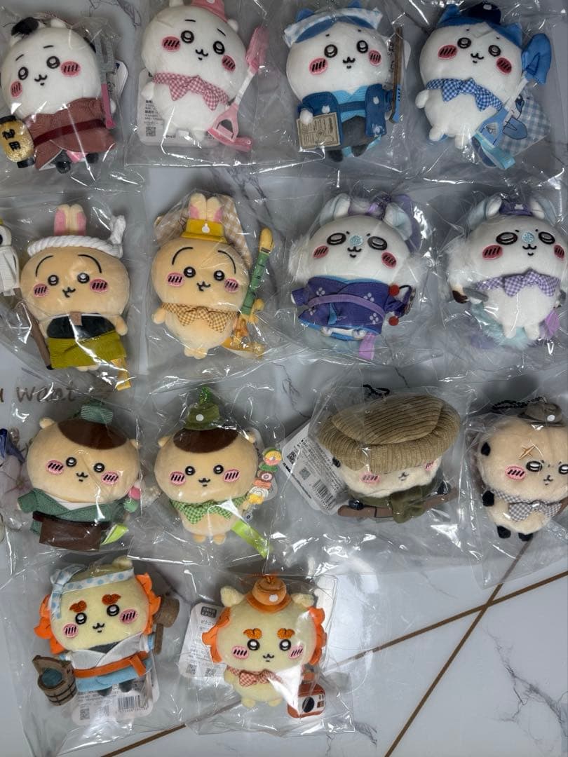 【新品】ちいかわぽけっと ピクニックなマスコット　江戸なマスコット 14点セット ちいかわぽけっと 江戸なマスコット 7種 コンプリートセット ちいぽけ