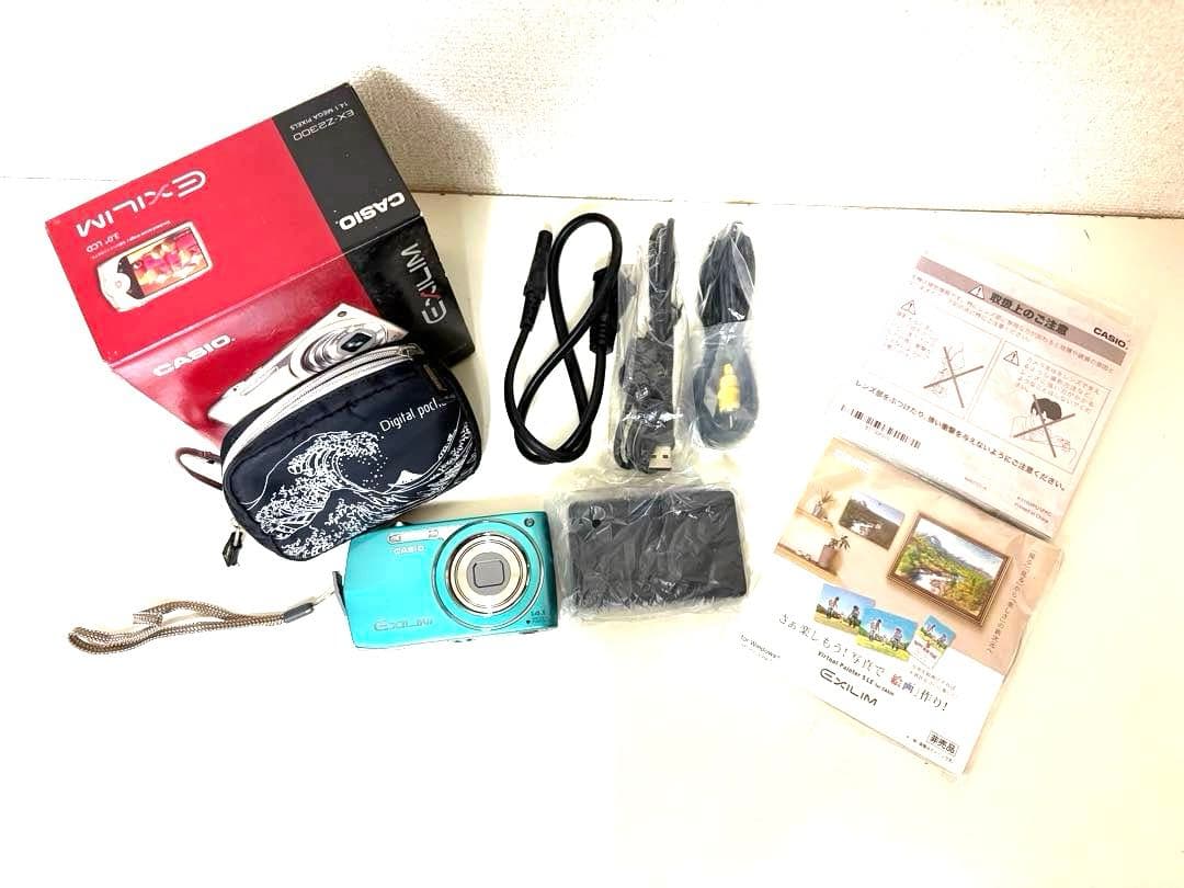 CASIO EXILIM EX-Z2300 デジカメ ブルー 良品 動作確認済 - メルカリ