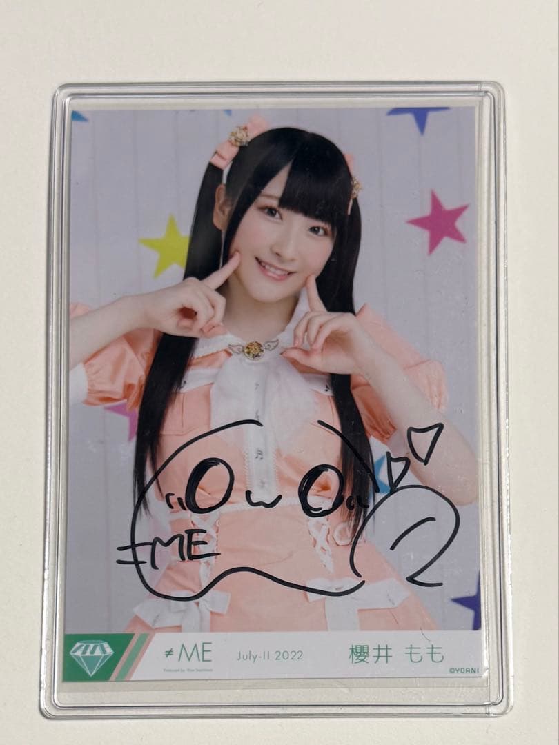 櫻井もも 直筆 生写真 - メルカリ