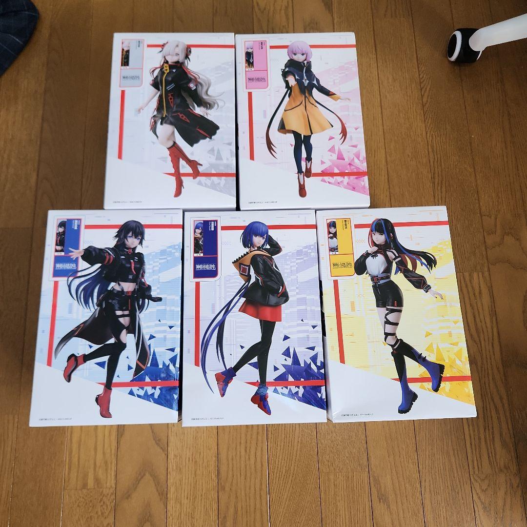 神椿市建設中 ラウンドワン限定 フィギュア 5体セット - メルカリ