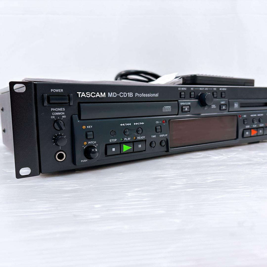 【極美品】TASCAM 業務用CDプレーヤー MD-CD1B MDプレーヤー MD-CD1 | CD PLAYER / MD RECORDER | TASCAM(日本)